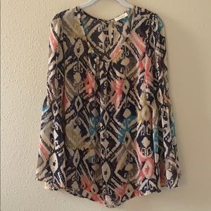 Colorful C’isa Tunic Top